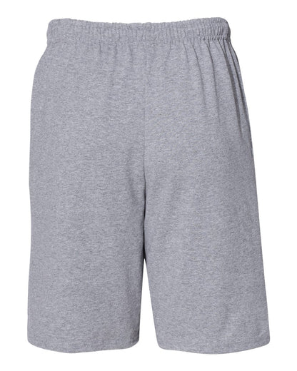 Russell Athletic Men's Cotton Classic Jersey Shorts with Pockets 25843M #color_Oxford
