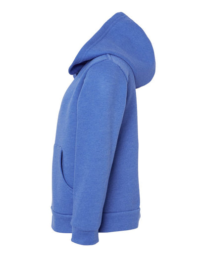 BELLA + CANVAS Toddler Sponge Fleece Full-Zip Hoodie 3739T #color_Heather True Royal