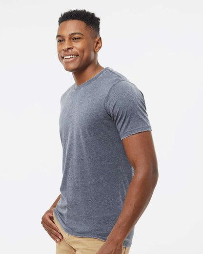J. America Unisex Zen Jersey T-Shirt 8115 #colormdl_Vintage Navy