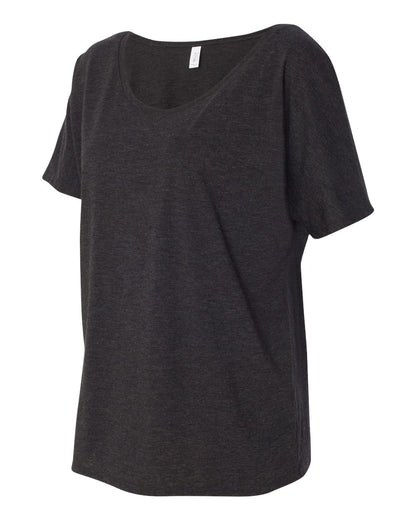 BELLA + CANVAS Women’s Slouchy Tee 8816 #color_Charcoal Black Triblend