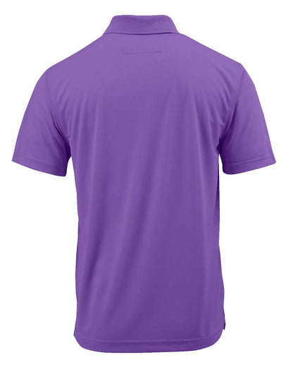 Paragon Men's Saratoga Performance Mini Mesh Polo 100 #color_Grape