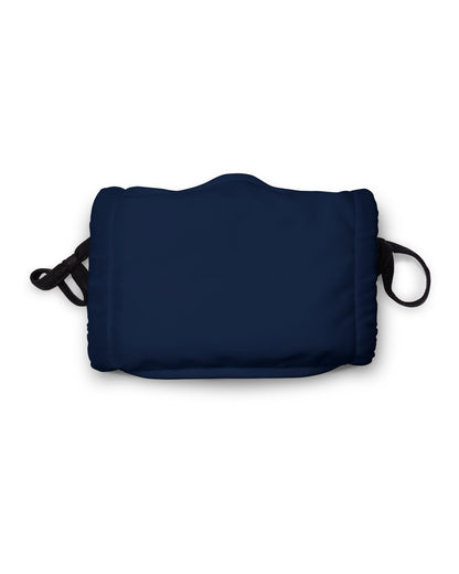 Hanes 2-Ply Cotton Pocket Face Mask MKPKCR #color_Navy