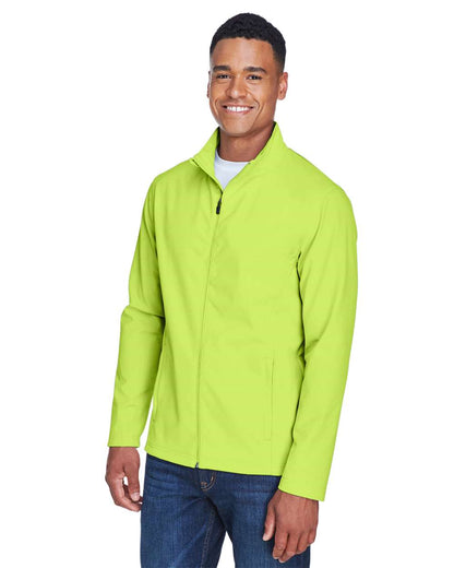 Team 365 Men's Leader Soft Shell Jacket TT80 #colormdl_Safety Yellow