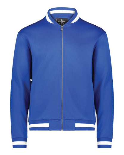 Holloway Unisex V-Street Full-Zip Jacket 223547 #color_Royal/ White