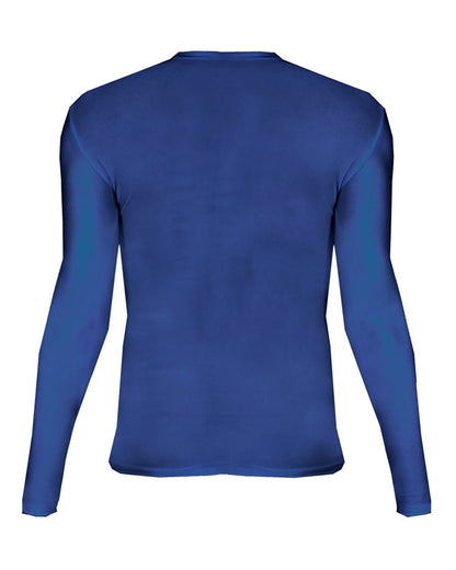 Badger Pro-Compression Long Sleeve T-Shirt 4605 #color_Royal