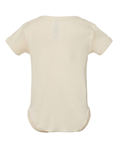 Rabbit Skins Infant Baby Rib Bodysuit 4400 #color_Natural