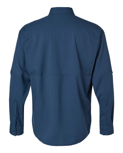 Paragon Men's Kitty Hawk Performance Fishing Shirt 702 #color_Navy