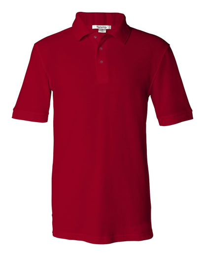 Sierra Pacific Men's Silky Smooth Piqué Polo 0500 #color_Red