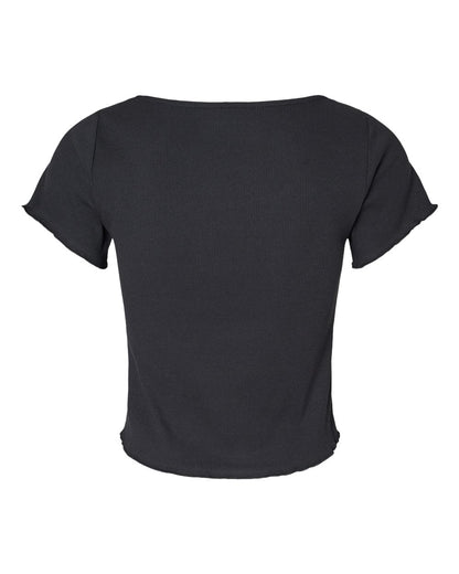 Boxercraft Women's Baby Rib T-Shirt BW2403 #color_Black