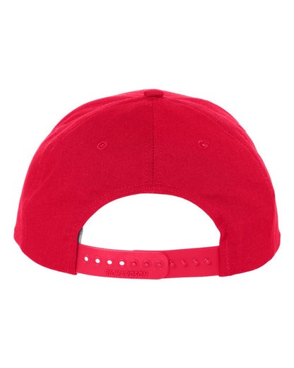 Richardson Pro Twill Snapback Cap 212 #color_Red