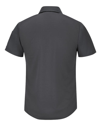 Red Kap Men's Short Sleeve Pro Airflow Work Shirt SP4A #color_Charcoal