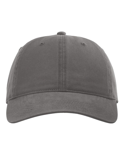 Richardson Peach Twill Dad Hat 326 #color_Charcoal