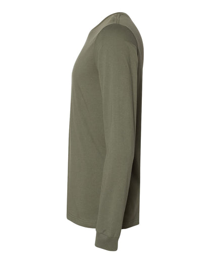 BELLA + CANVAS Unisex Jersey Long Sleeve Tee 3501 #color_Military Green