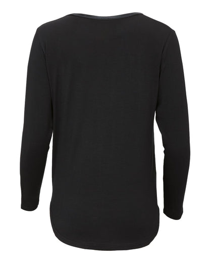 Boxercraft Women's Bamboo Long Sleeve T-Shirt BW3102 #color_Black