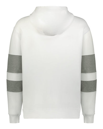 Holloway Unisex Jackson Way Hooded Sweatshirt 229576 #color_White/ Charcoal Heather