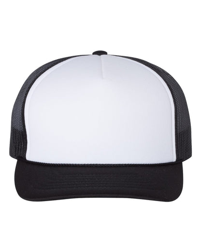 Richardson Foamie Trucker Cap 113 #color_White/ Black