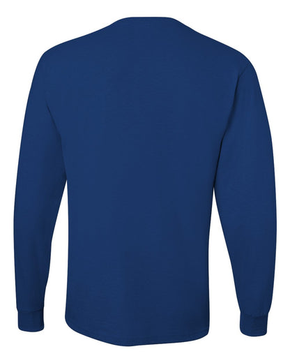 JERZEES Men's Dri-Power® Long Sleeve 50/50 T-Shirt 29LSR #color_Royal