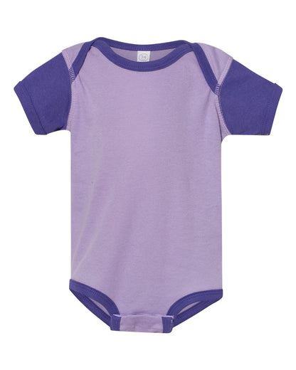 Rabbit Skins Infant Baby Rib Bodysuit 4400 #color_Lavender/ Purple