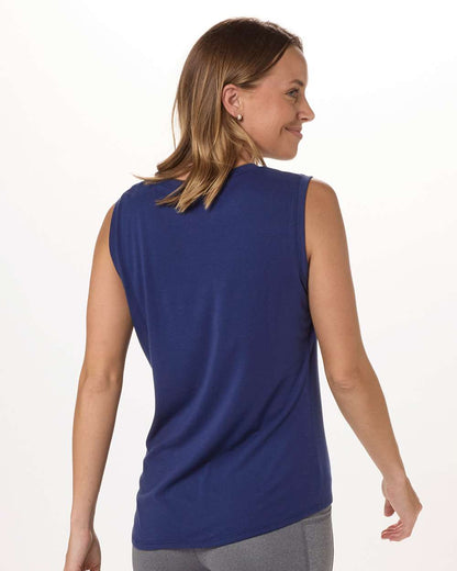 Boxercraft Women's Knot Front T-Shirt BW2507 #color_Navy