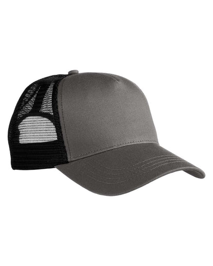 econscious Eco Trucker Cap EC7094 #color_Charcoal/ Black