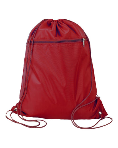 Q-Tees Polyester Cinchpack Q135200 #color_Maroon