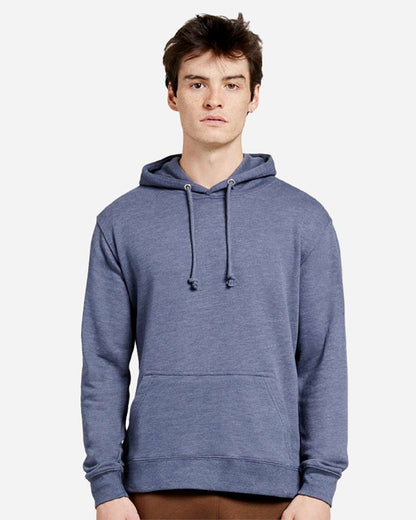 Lane Seven Unisex French Terry Pullover Hooded Sweatshirt LS13001 #colormdl_Heather Denim