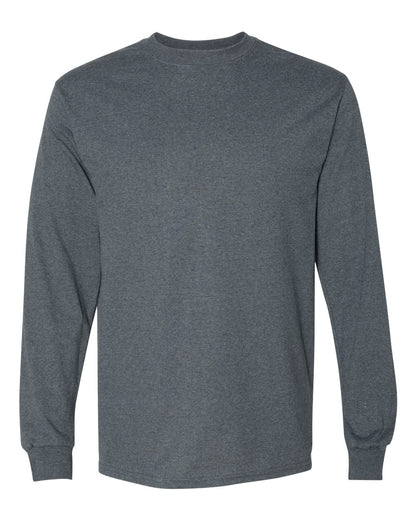 Gildan Unisex DryBlend® 50/50 Long Sleeve T-Shirt 8400 #color_Dark Heather
