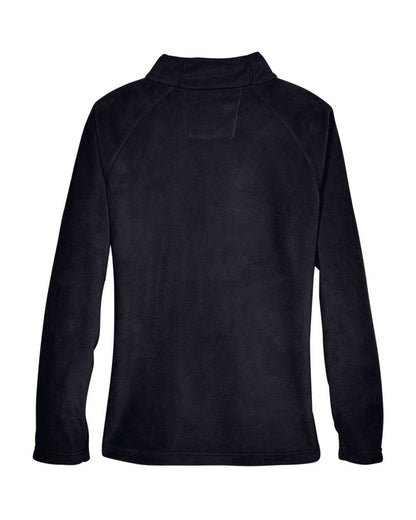 Team 365 Women's Campus Microfleece Jacket TT90W #color_Black