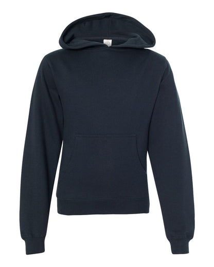 Independent Trading Co. Youth Midweight Hooded Sweatshirt SS4001Y #color_Navy