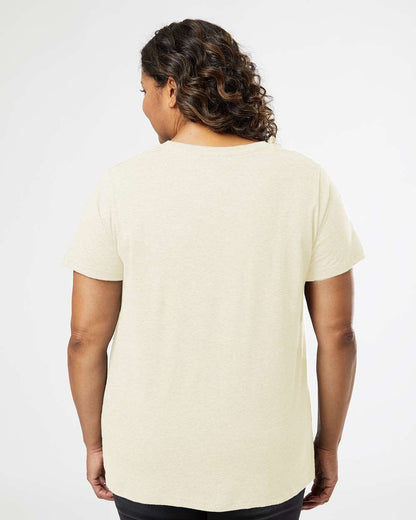 LAT Women's Curvy Collection Fine Jersey Tee 3816 #colormdl_Natural Heather