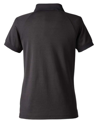 Harriton Women's Charge Snag and Soil Protect Polo M208W #color_Black