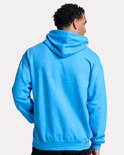 JERZEES Unisex Ultimate CVC Hooded Sweatshirt IC49MR #colormdl_Soul Blue Heather