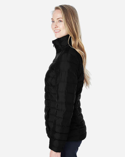 Spyder Women's Insulated Puffer Jacket 187336 #colormdl_Black/ Red