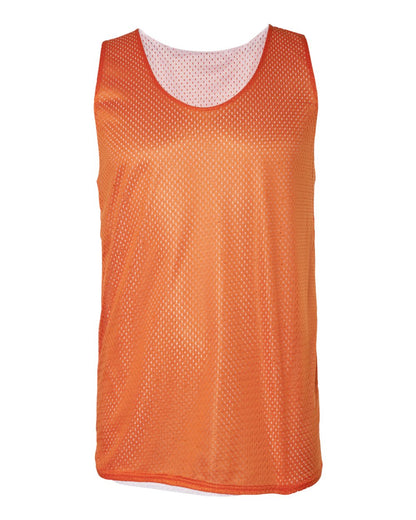 Badger Pro Mesh Reversible Tank Top 8529 #color_Burnt Orange White