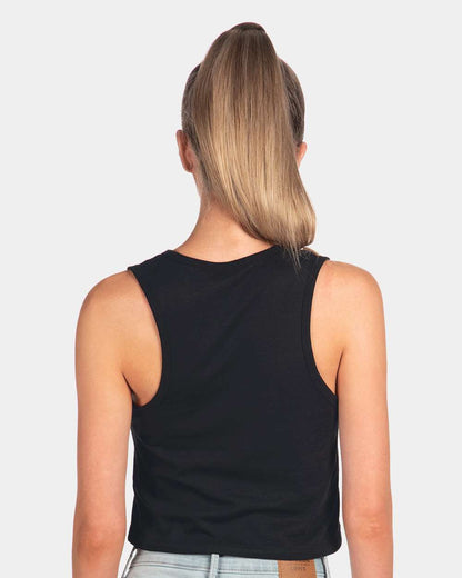 Next Level Women's Festival Crop Tank 5083 #colormdl_Black