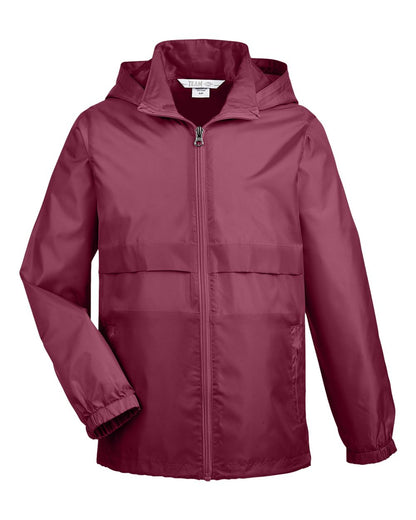Team 365 Youth Zone Protect Lightweight Jacket TT73Y #color_Sport Maroon