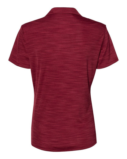 Adidas Women's Mélange Polo A403 #color_Collegiate Burgundy Melange