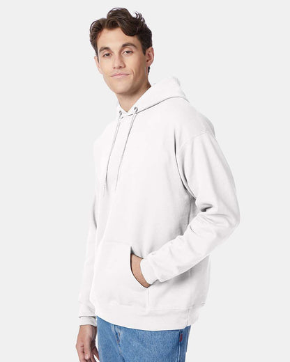 Hanes Unisex EcoSmart® Hooded Sweatshirt P170 #colormdl_White