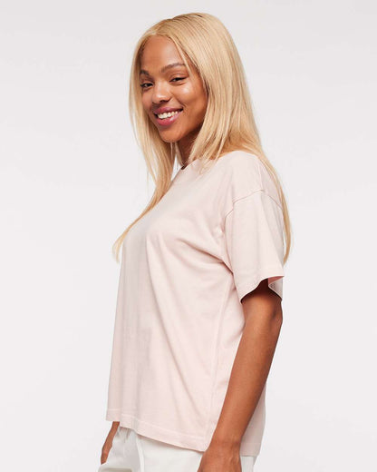 LAT Relaxed Crew Tee 3520 #colormdl_Blush