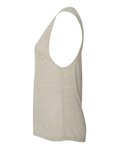 BELLA + CANVAS Women's Flowy Scoop Muscle Tank 8803 #color_Stone Marble