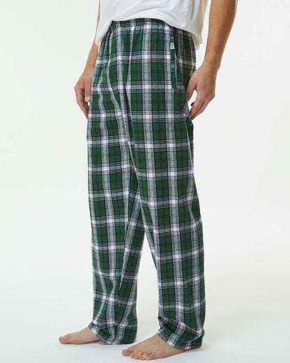 Boxercraft Harley Flannel Pants BM6624 #colormdl_Green/ White