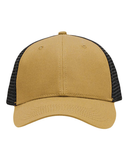 Sportsman Traditional Lo-Pro Mesh Back Trucker Fit Cap SP1450 #color_Chino Vegas Gold/ Black