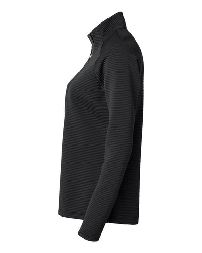 Adidas Women's Spacer Quarter-Zip Pullover A589 #color_Black