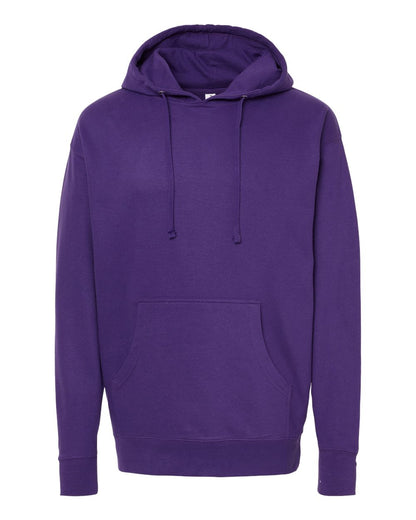 Independent Trading Co. Midweight Hooded Sweatshirt SS4500 #color_Purple