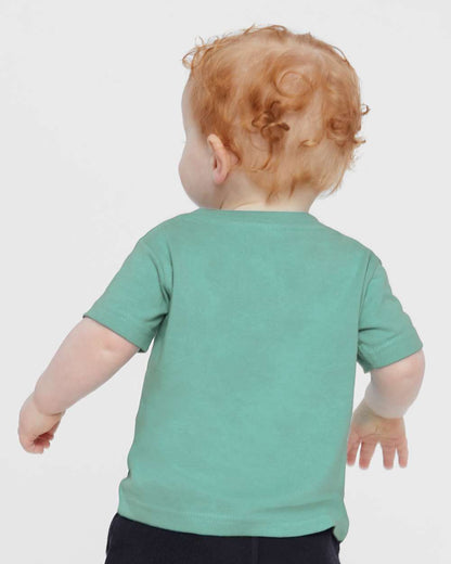 Rabbit Skins Infant Fine Jersey Tee 3322 #colormdl_Saltwater