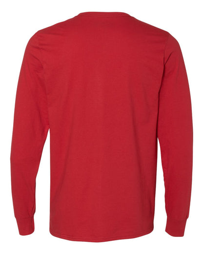 Russell Athletic Unisex Dri Power® CVC Performance Long Sleeve T-Shirt 64LTTM #color_True Red