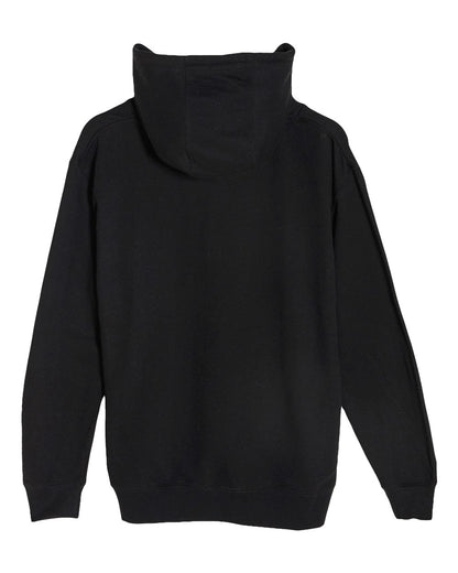 Lane Seven Unisex Heavyweight Pullover Hooded Sweatshirt LS19001 #color_Black