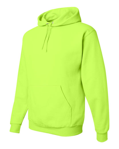 JERZEES Unisex NuBlend® Hooded Sweatshirt 996MR #color_Safety Green