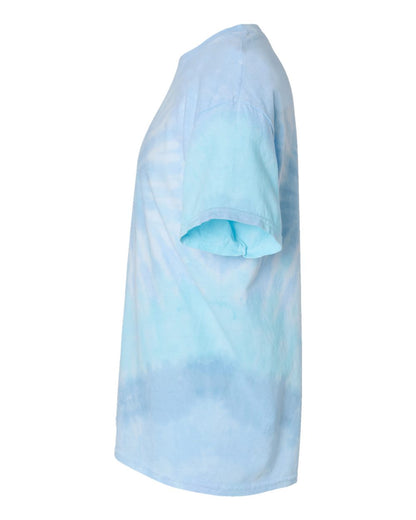 Colortone Multi-Color Tie-Dyed T-Shirt 1000 #color_Lagoon