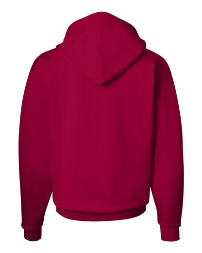 Hanes Unisex EcoSmart® Hooded Sweatshirt P170 #color_Deep Red